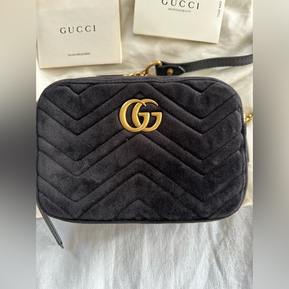 Gucci Velvet Maramont Bag